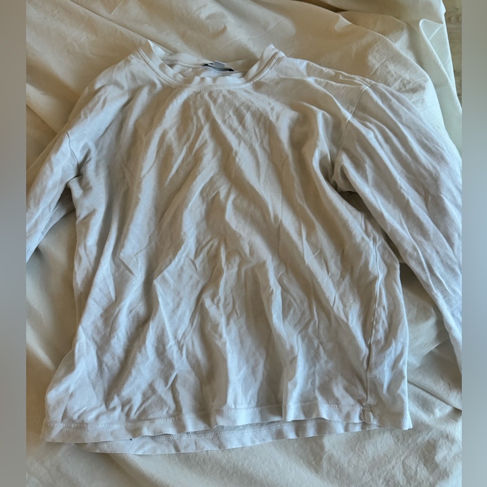 JAMES PERSE Crop Long sleeve Tee 0/XS